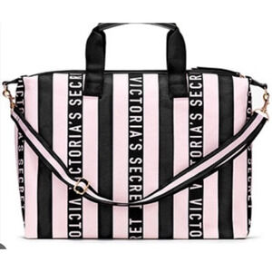 Victoria's Secret Zip Canvas Tote Bag Weekender
